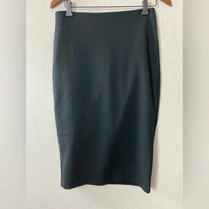 Lauren Ralph Lauren high  waisted classic black pencil midi skirt Sz S